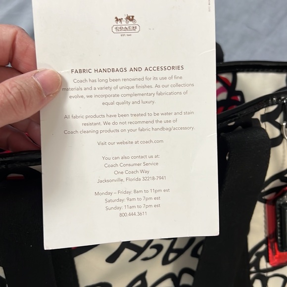 Coach poppy vintage fabric handbag - Picture 6 of 8